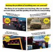 GMY【Cordless Handheld Water Gun】Lithium Battery Rechargeable High-Pressure Washer - Portable Car Wash Sprayer for Home