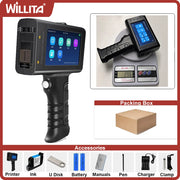Willita Handheld Thermal Inkjet Printer English Language Production Date Number Logo Expiry Date Label Plastic Hand Jet Printer
