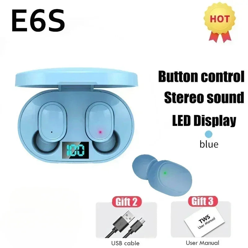 True Wireless Earbuds – Bluetooth 5.0 Earbuds with Active Noise Cancelling, Built-in Mic & Charging Case