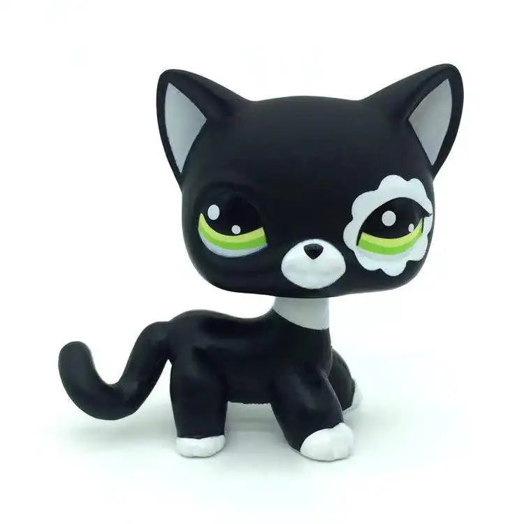 Mini Pet Shop Animal Figures Playset – Collectible Plastic Puppy & Kitty Toys