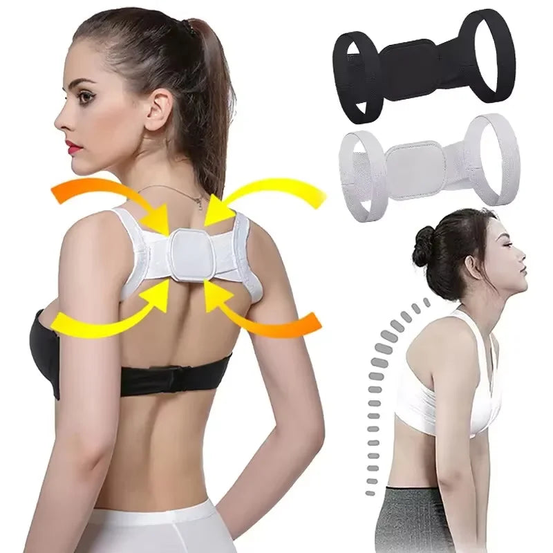 Invisible Posture Corrector – Adjustable Back Support, Rectifies Hunchback, for Men and Women