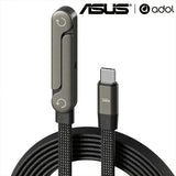 240W Foldable Stand Type-C Cable – Braided with Multi-Function Holder for iPhone