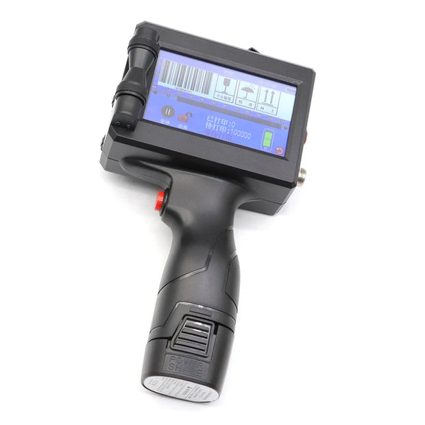 12.7mm 25.4mm Label Printer Handheld Inkjet Printer QR Bar Batch Code Date Number Logo Expiry Date Coding Machine Portable
