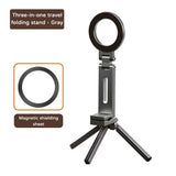MagSafe Magnetic Phone Tripod – Foldable Selfie Stick Tripod with Detachable Legs, 360° Handheld Travel Stand for iPhone 17/16/15/14/13 Pro