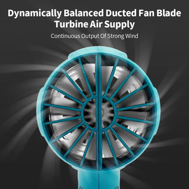 Electric Blower Cordless High Power Powerful Handheld Blower Dust and Snow Remova Leaf Turbine Fan for Makita 18V-21V NO Battery