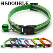 Reflective Pet Collars with Bells, 2-Pack