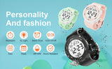 Women's LED Digital Watch, Waterproof Sport Watch with Silicone Band