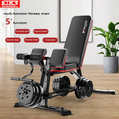 Multi-Function Weightlifting Bench – Adjustable Home Gym Fitness Bench