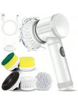 Cordless Electric Spin Scrubber – for Bathroom & Kitchen, with Brush Heads