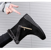 Winter Women Boots Fashion High-top Cotton Shoe Non Slip Wedges Platform Booties Mid-calf Snow Boots Warm Winter Boots for Women