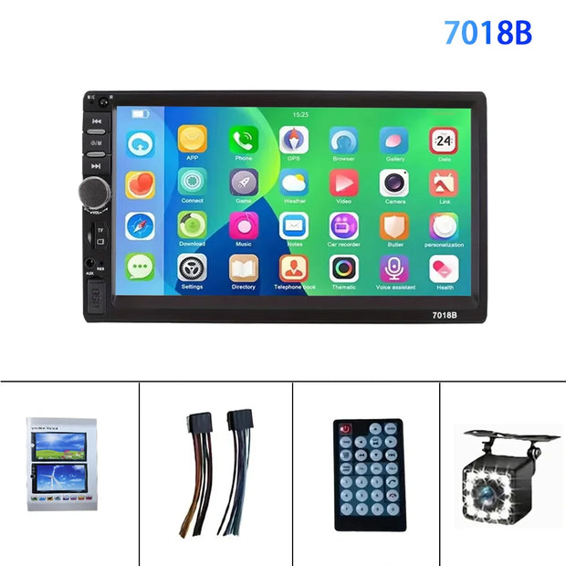 MTIJIEY 7inch 2din Radio Stereo Touch Screen Automotive Multimedia Bluetooth USB TF FM Radio Autoradio Car MP5 Player