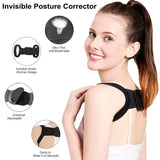 Adjustable Posture Corrector – Back Support Shoulder Belt, Straightens Spine, Corrects Posture