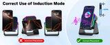 Magnetic Induction Bluetooth Speaker Phone Stand – Portable Wireless with Holder