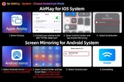 10.26'' Universal Portable Carplay Car Screen Wireless Carplay Screen Wireless Car Stereo Carplay Android Auto Car Touchscreen