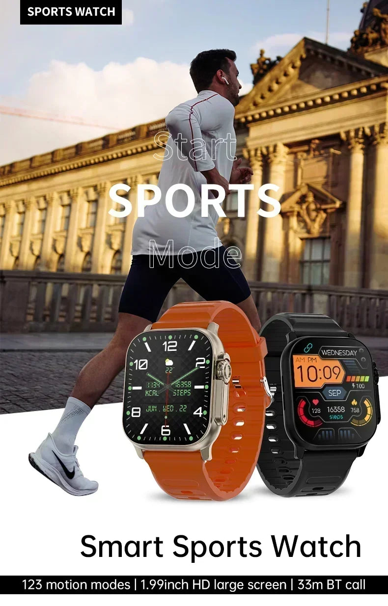 Smart Watch 9 Ultra Gen 2, NFC Bluetooth Call, 2.2-Inch Display