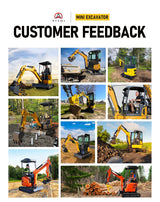 1.5 Ton Mini Excavator – Compact Micro Digger with Custom Colors for Greenhouse & Farm
