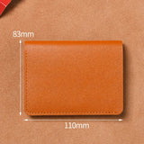 Slim PU Leather Wallet, Ultra-Thin Card Holder for Men and Women