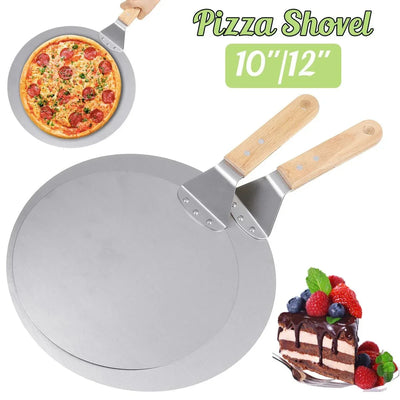 Stainless Steel Pizza Peel with Wood Handle