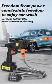 GMY【Cordless Handheld Water Gun】Lithium Battery Rechargeable High-Pressure Washer - Portable Car Wash Sprayer for Home
