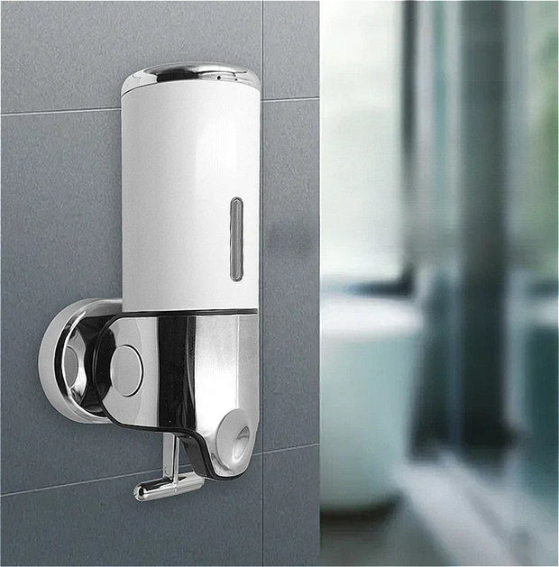 Wall-Mounted Shampoo and Soap Dispenser