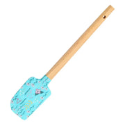 Christmas Themed Wooden Handle Pastry Batter Mixing Scraper Cake Cream Silicone Spatula Baking Decorating Tools Kitchen Utensils