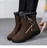 Winter Women Boots Fashion High-top Cotton Shoe Non Slip Wedges Platform Booties Mid-calf Snow Boots Warm Winter Boots for Women