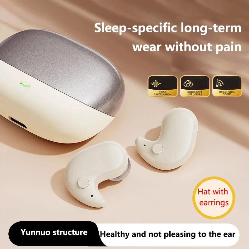 Wireless sleep earbuds front view