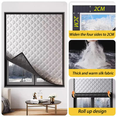Warm Winter Curtains – Heat-Insulating Windproof Sealed Windows