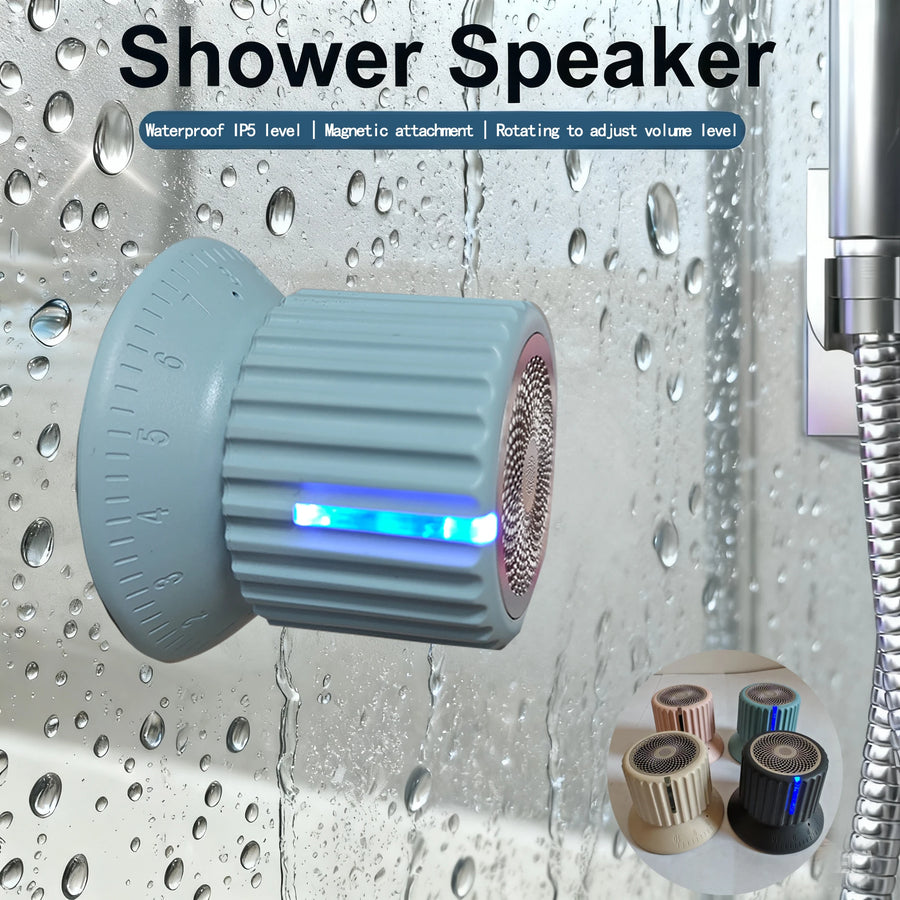 Portable Magnetic Bluetooth Speaker – Waterproof, Stereo Surround Sound with Subwoofer