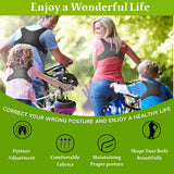 Adjustable Posture Corrector Back Brace, for Women and Men, Upper-Back Support