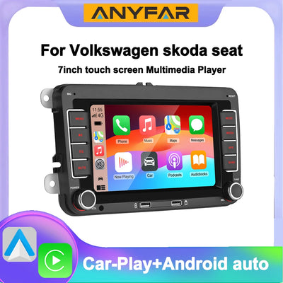 7 inch Car Stereo Radio Android 14 Carplay For VW Volkswagen