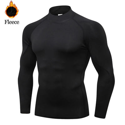 Men's Winter Thermal Shirt – Long Sleeve Turtleneck