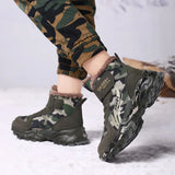 Army green camo boots