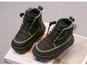 Winter Children Snow Boots 2025 New Kids Ankle Boots Toddler Girls Fashion Non-slip Plush Fur Warm Boys Cold-proof Short Boots