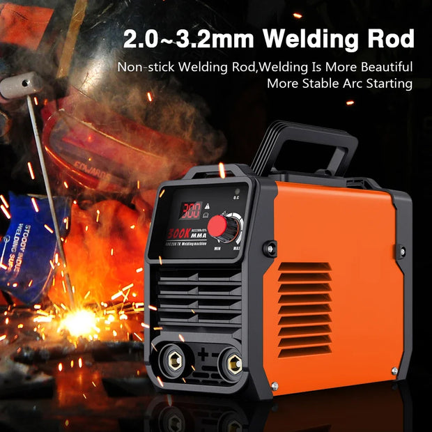 Portable MMA 300 220V Welding Machine Current Adjustable Compact Electric Welding Equipment Manual Metal ARC Welder