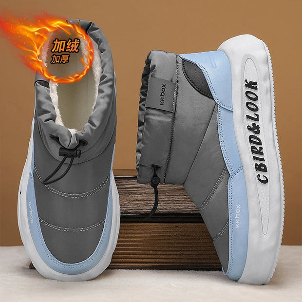 Winter Boots for Men Add Velvet Men's Sneakers Ankle Boots Soft and Comfortable Sports and Leisure Wear-resistant Non-Slip New