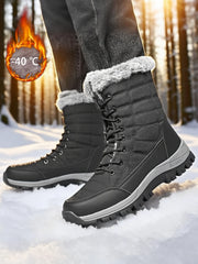 Winter Boots For Men Shoes Outdoor Rubber Boots Keep Warm waterproof Mens Snow Boots