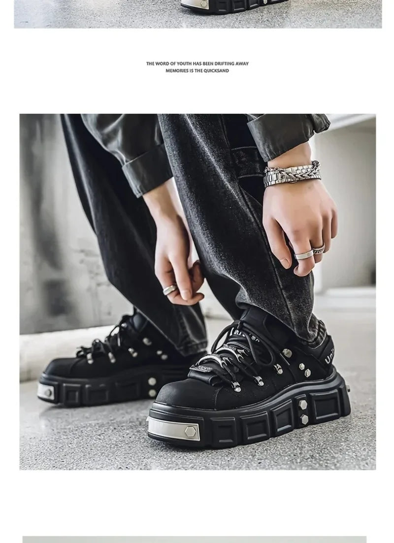 Women's Platform Sneakers – Casual Leather, Summer Sport Style