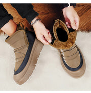 Winter Boots for Men Add Velvet Men's Sneakers Ankle Boots Soft and Comfortable Sports and Leisure Wear-resistant Non-Slip New