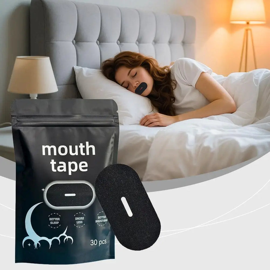 Mouth Tape for Sleeping – Elastic Breath Correction Tape, Stops Snoring, Forms Healthy Habits
