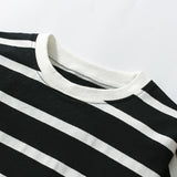 Baby Girls Long-Sleeve Dress – Cotton Striped Cartoon for Autumn/Spring