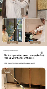 Cordless Electric Spin Scrubber – Multi-Purpose Cleaning Brush for Bathroom, Kitchen & Toilet
