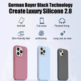 Shockproof Phone Case for iPhone 11-17 Pro Max, Plus and Air, Matte TPU