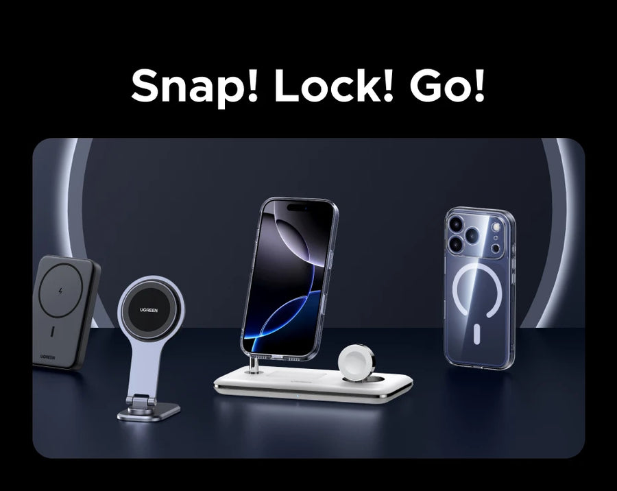 Magnetic Phone Case – Shockproof for iPhone 17/16/15/14 Pro