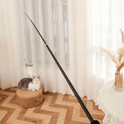 Telescopic Cat Teaser Wand with Cartoon Design