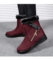 Winter Women Boots Fashion High-top Cotton Shoe Non Slip Wedges Platform Booties Mid-calf Snow Boots Warm Winter Boots for Women