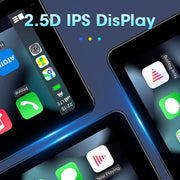 Vtopek Carplay screen showcasing 2.5D IPS display with vibrant icons and apps for a modern car interface.