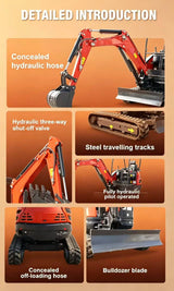 2.5 Ton Mini Excavator – CE-Certified Compact Crawler Digger for Construction