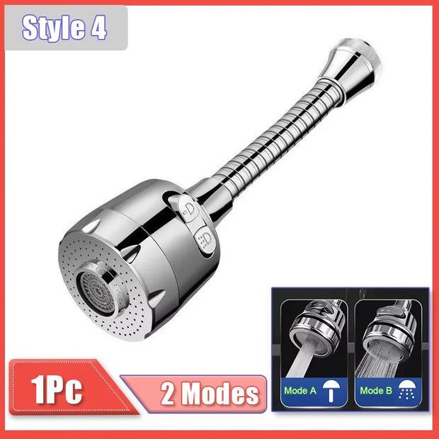 360° Rotating Kitchen Faucet Spray Adapter