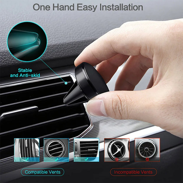 Magnetic Air Vent Car Phone Holder